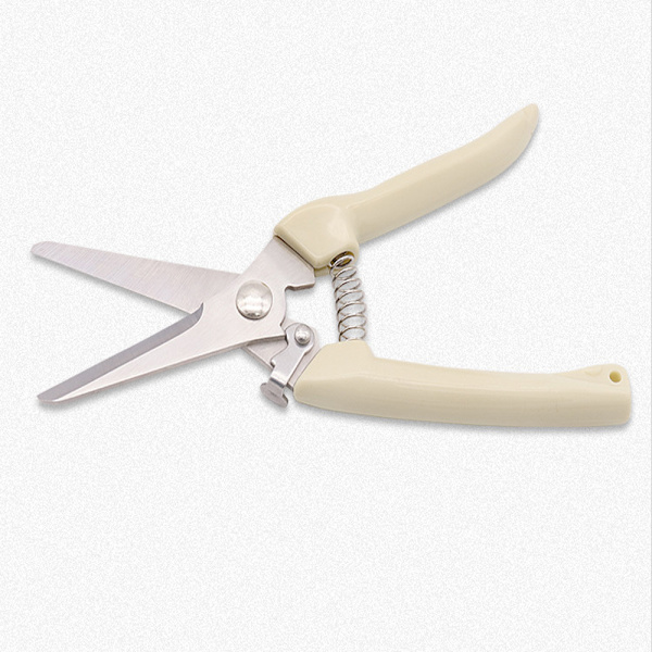 Havesaks Rustfrit stål Høj hårdhed Elastisk fjederindsats Besparelse Sikker lås Høj skarphed Havesaks Lige straight head