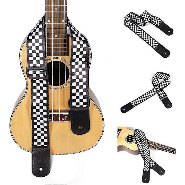 2025 Nytt Gitarrband, Justerbar Längd Gitarrband för Akustisk, Elgitarr, Basgitarr