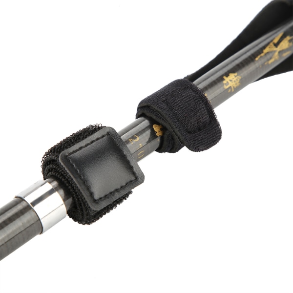Expanderbar neopren cover Handskskydd Cap Rod Strap Set (svart)