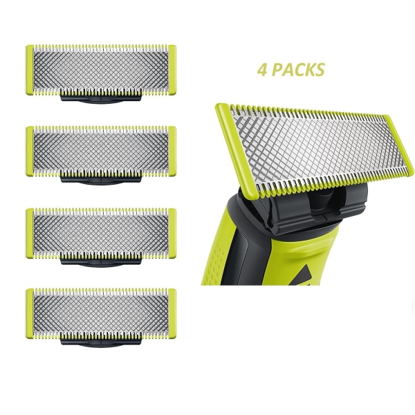 4-pakke udskiftningsblade til Philips OneBlade shaver - kompatibilitet inkluderet