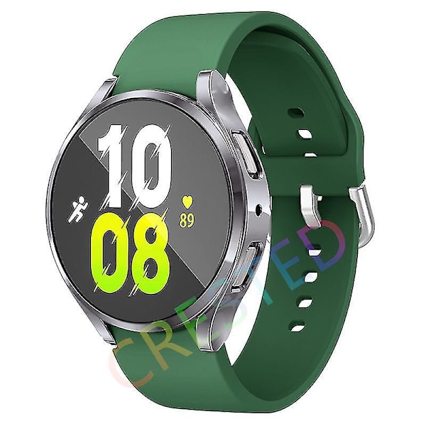 Silikon Sport Armband Rem för Samsung Galaxy Watch 5/4/Pro, Watch4 Classic, Clover Galaxy Watch 4