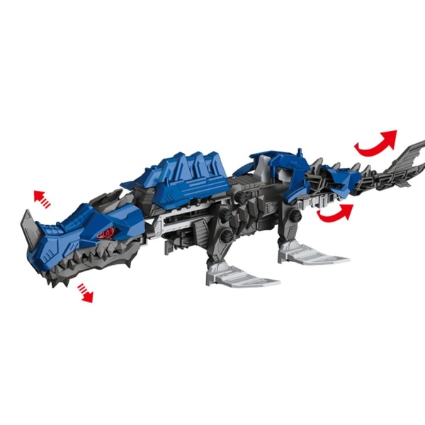 Saml mekanisk dinosaurer Legetøj Elektronisk gå-dyremodel Børn DIY bevægeligt legetøj til dreng Uddannelsesgave