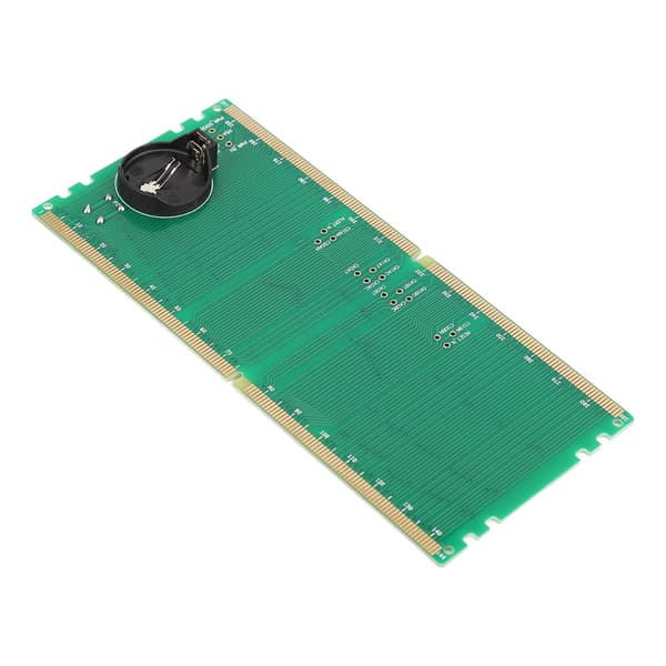 DDR5 RAM Hukommelsespladstesterkort med LED-lys Bærbart til PC Bundkort RAM Hukommelsesvedligeholdelse Grøn