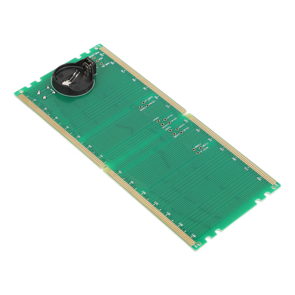 DDR5 RAM-minne Slot Tester-kort med LED-lys Bærbar for PC Hovedkort RAM-minne Vedlikehold Grønn