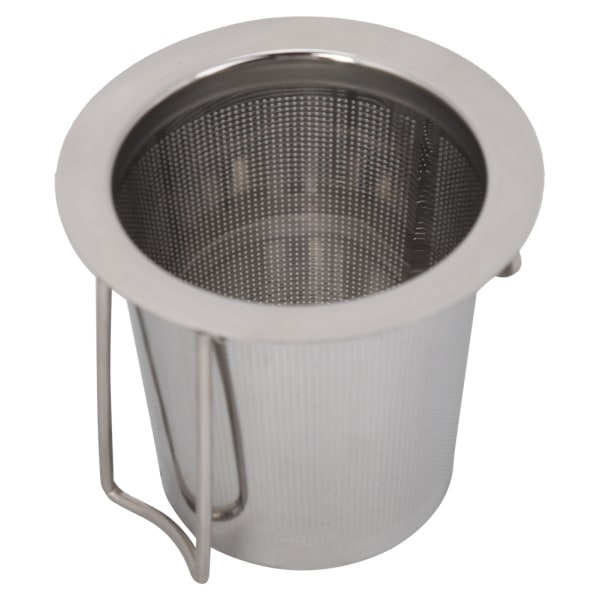 Rustfrit stål mesh te infuser metal kop si Foldeligt filter med låg