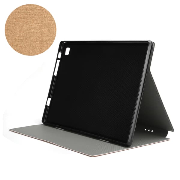 Tablet PC Stand Cover Case P20HD Business Protective Bracket TPU+PU Anti-Fall Soft ShellGold