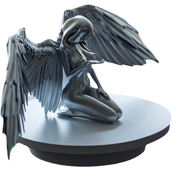 Sølv englevinger Resin Kunst og Håndværk Skrivebordsdekoration Havedekoration (Ingen Base)