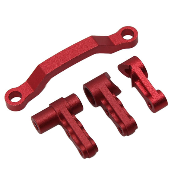 Alumiiniseos ohjausryhmä sarja RC auton päivitysosat REMO 1/16 SMAX 1621 1625 1631 1635 1651 1655 A2505 RC autoPunainen