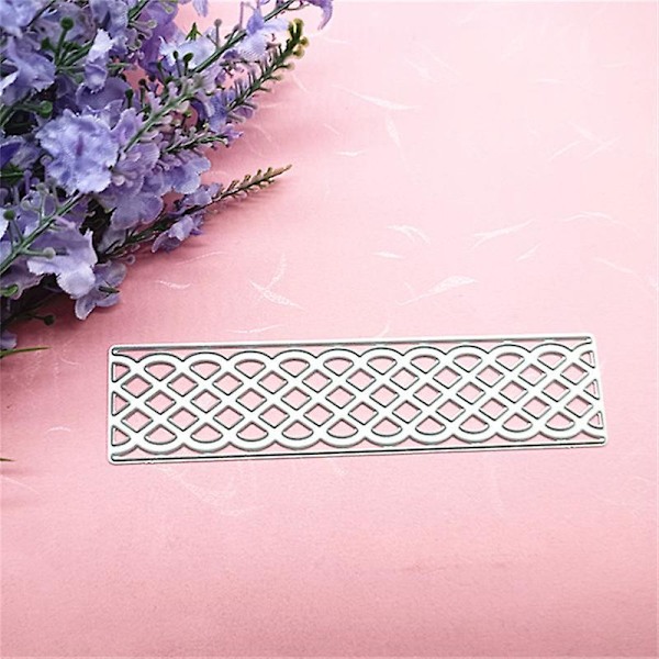Metalliska Spetskant-Ram-Stansar - DIY Scrapbooking och Dekorativt Pappersprägling