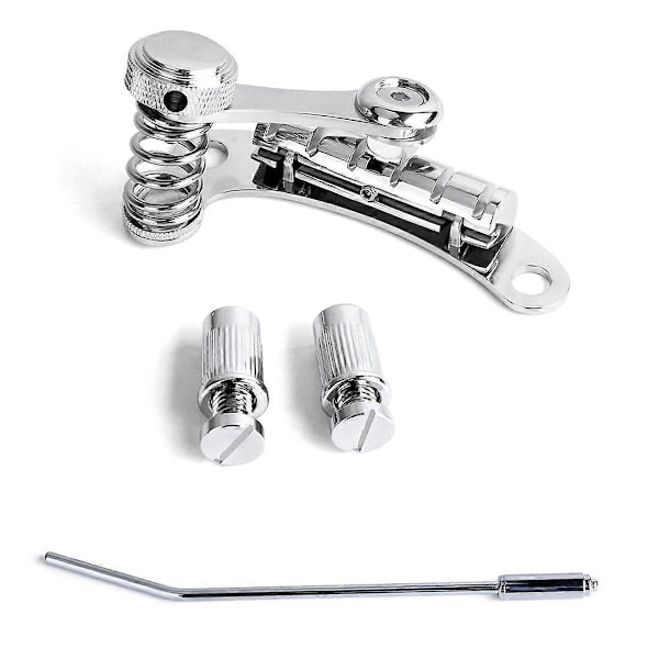 Gitarr Vibrato Stränghållare Tremolo för LP SG Elgitarrer Silver