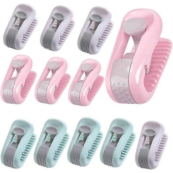 12 stk. Høj Elastisk Dyneclips Uden Nåle Dynebetræk Clips Dynelagen Clips Skridsikre Dyne Grips_SZXM