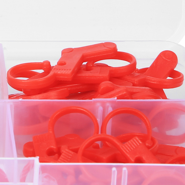 Plastmarkör för stickning, virkning, låsmarkörer, nålklämma, virknål, syverktyg