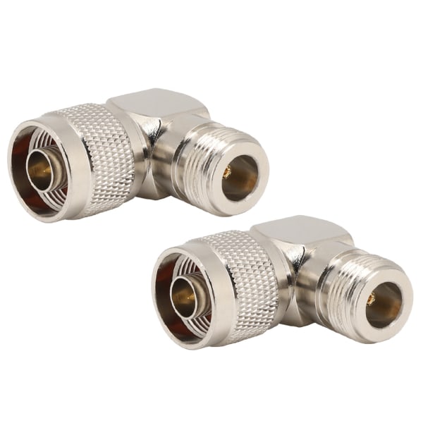 2 STK N han til N hun albue adapter RF koaksial adapter stik til radioantenne