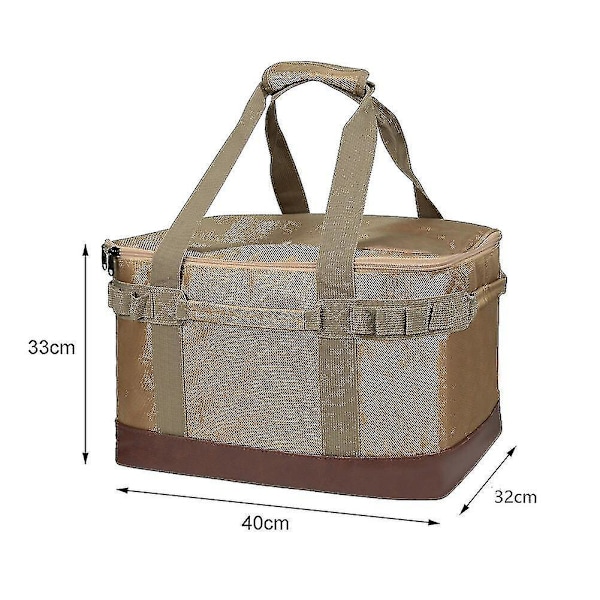 Stor oppbevaringscampingbag for utendørscamping, piknik og reisecampbag B