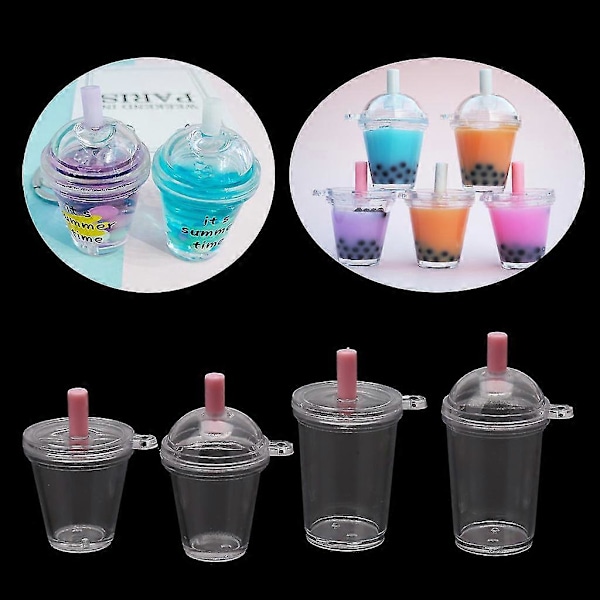 10 Stk Mini Simulering Melk Te Kopp Miniatyr Realistisk Kaffekopp Dekor B
