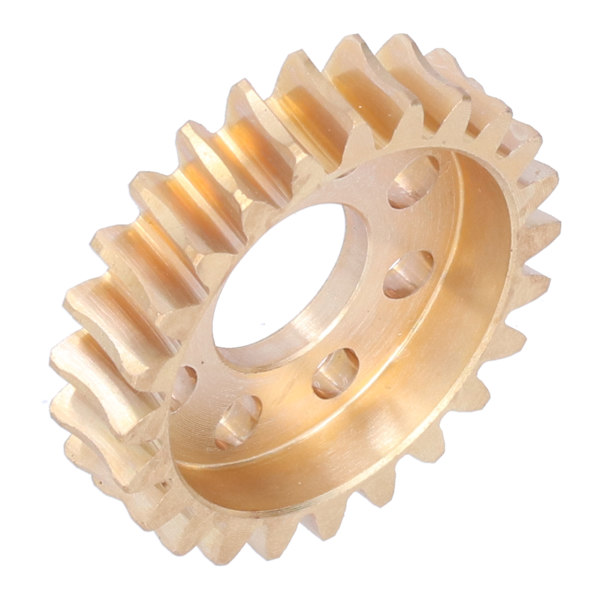 14mm 24 tænder messing snekkehjul 1,5 modul messing snekkegearhjul til motordrevne gear