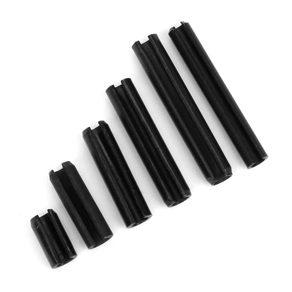 240 stk. Elastisk cylindrisk stift, kulstofstål, hul positioneringshjælpedele 1,5-5