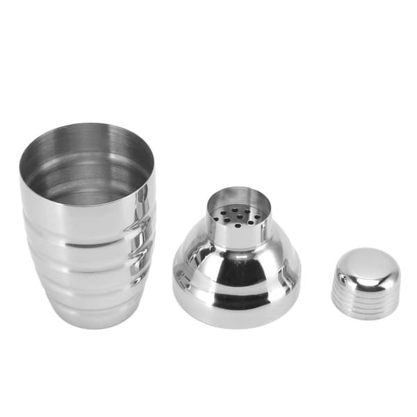 Cocktailshaker i rustfritt stål med gjenger, bar-bartender-mikser, vinshakerkopp 500 ml