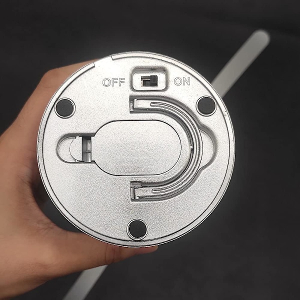Insektsavvisande fläkt - Kemikaliefri lösning för att hålla flugor och mygg borta från mat utomhus (2 st, silver)