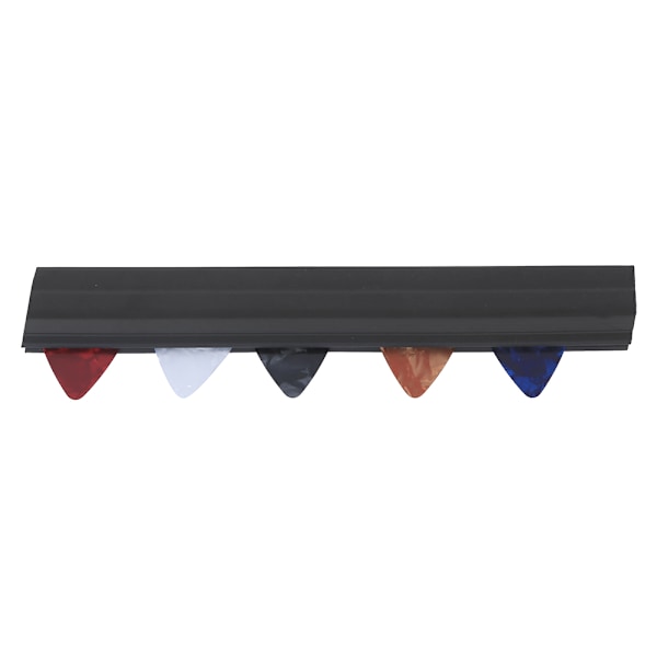 Gitarrplektrumhållare klämma klämma svart gummi 5 st pickup musikinstrument tillbehör