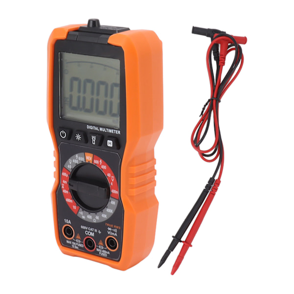 Digitalt multimeter ohmmeter voltmeter elektrisk ohm volt ampere tester til måling af spænding, strøm og modstand