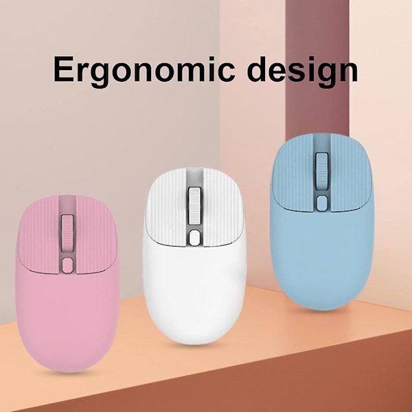 Bluetooth Dual Mode Støjsvag Trådløs Mus til Kontor, Hjem og Virksomhed, sort
