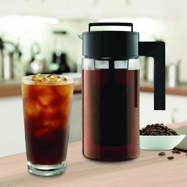 Lyxig Kallt Bryggd Kaffebryggare, 900ml, Svart