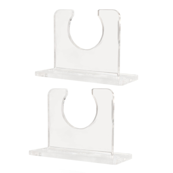 2 stk Baseball Bat Holder for Vertikal Display Robust Akryl Bat Henger Baseball Bat Veggmontert Display Rack