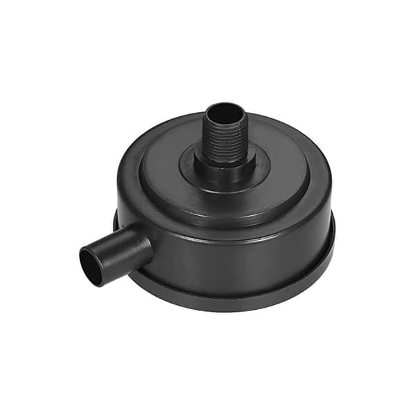 Luftfilter lyddæmper, 1/2 BSP 20 mm gevind, 90 mm diameter