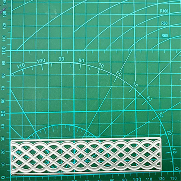 Metal Lace Kantramme Skæreforme til DIY Scrapbooking Foto Prægning Stencils