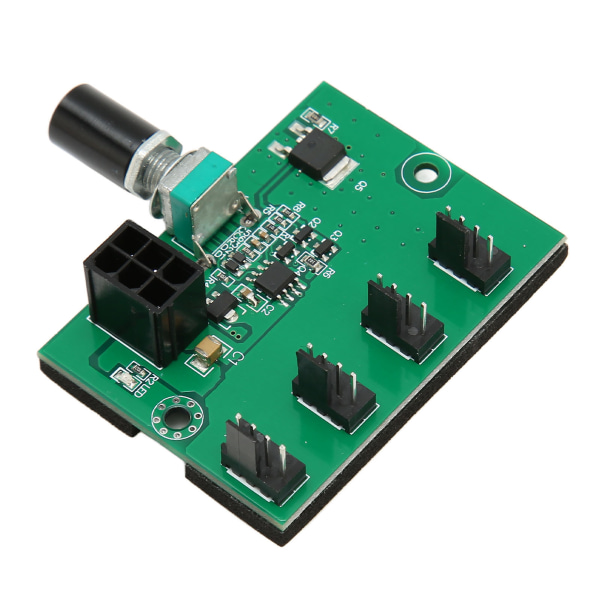Rungon tuulettimen nopeudensäädin napa DC 12V PWM 4-kanavainen tuuletinsovitin 4pin 3pin 2pin PC-tuulettimelle