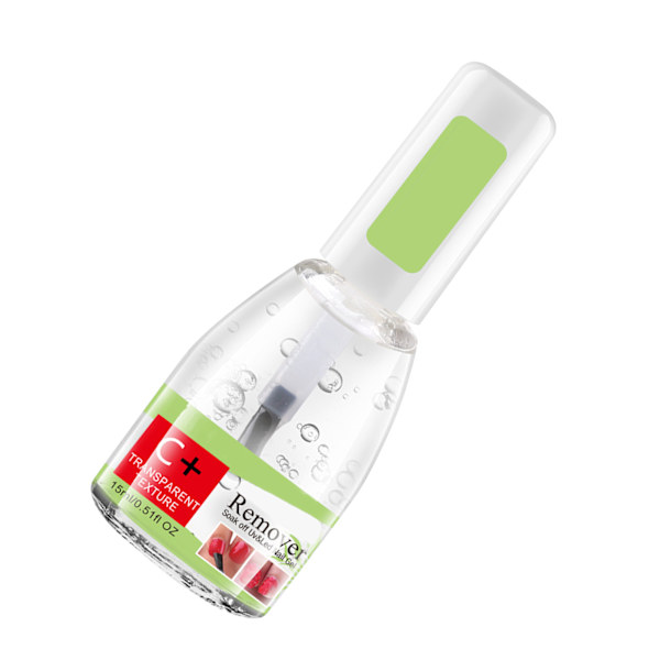 Neglelakkfjerner Profesjonell Fjerner Raskt Lys Lukt Neglelakkfjerner Lim for Hjem Neglesalong 15ml
