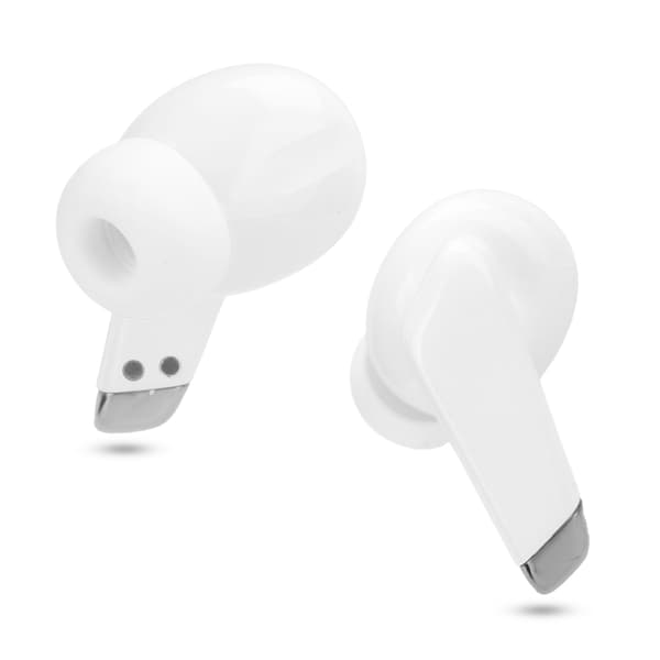 BT-J70 TWS Bluetooth 5.0 Headset Dubbla öron Brusreducerande hörlurar Pekkontroll Hörlurar Vit
