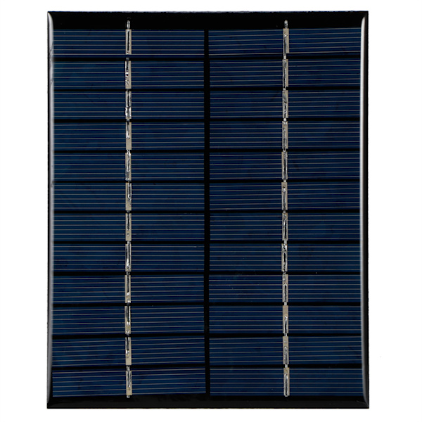 2W 12V DIY-polykristallisen piin aurinkopaneelimoduuli aurinkovalotiedeprojektin lataamiseen