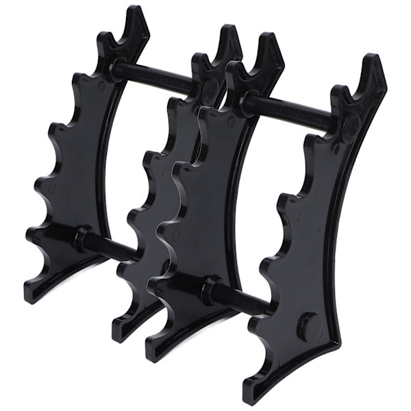 2st löstagbar sminkborste display stativ Akryl Multifunctional penna display stativ RackBlack