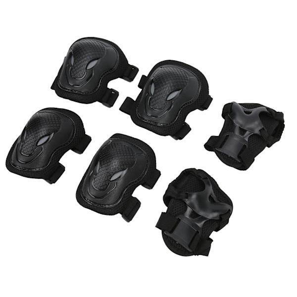 Rullskridsko skyddsutrustning set justerbara knä armbågsskydd handledsskydd bekväma för vuxna