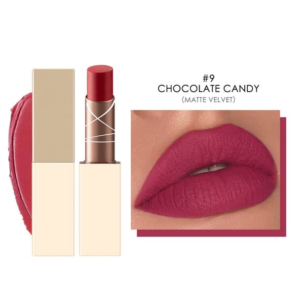 Matt Läppstift Vattentät Läppmakeup Långvarig Matt Läppvård Kosmetika#9