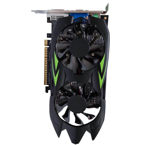 GTX1050TI Grafikkort med dubbla kylfläktar Stationär PC HD 4G Spelminneskort