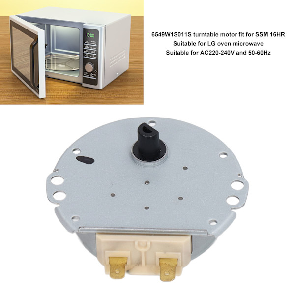 SSM 16HR 6549W1S011S platespillermotor synkronmotor AC220-240V egnet for LG ovn mikrobølgeovn-1 stk.