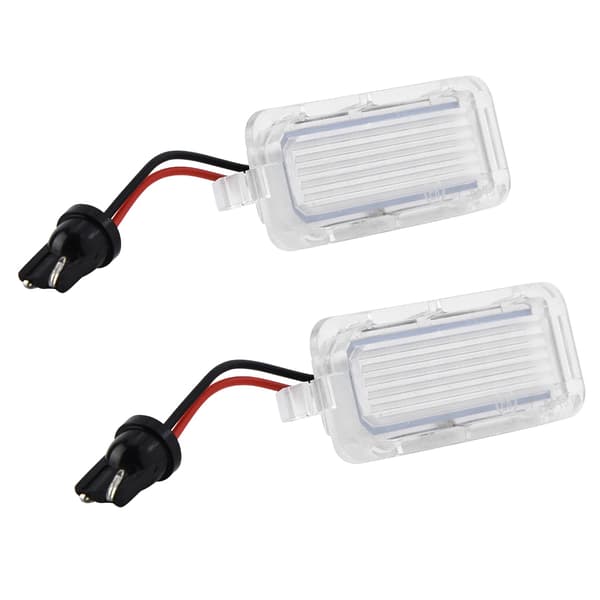 2 stk. ABS Bil Skilt LED Lys Lampe for Ford Focus MK2 Hatchback Facelift 2008-2010