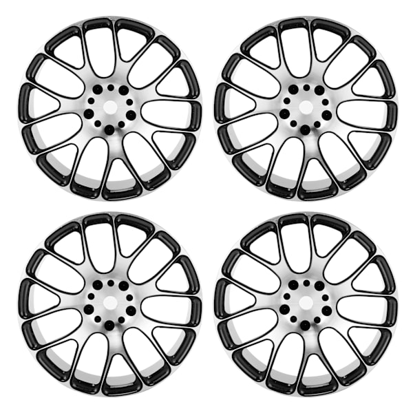 4 kpl RC-pyörännapaa alumiiniseospyörännavan vanteet 52 mm Tamiya TT-01 1/10 RC-autolleMusta