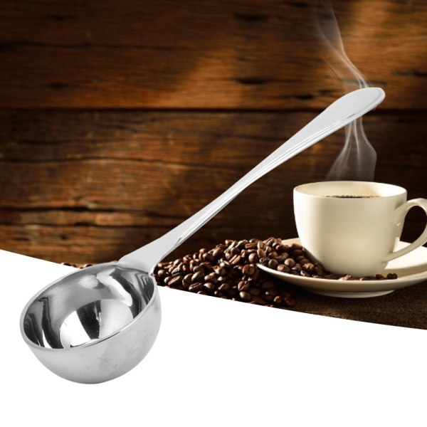 Rustfrit kaffeske i rustfrit stål til kaffebønner til hjem, bar og café
