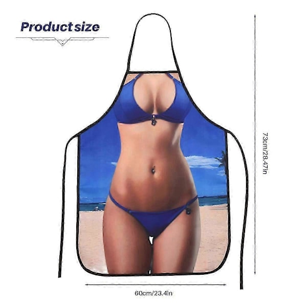 Sexigt Köksförkläde Roliga Matlagningsförkläden (Strand Bikini)