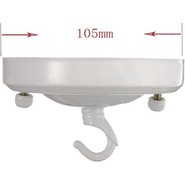 Takrosettkrok, Retro Järnkrok Multifunktionell Taklampkrok, Hängkroktillbehör för Lampa