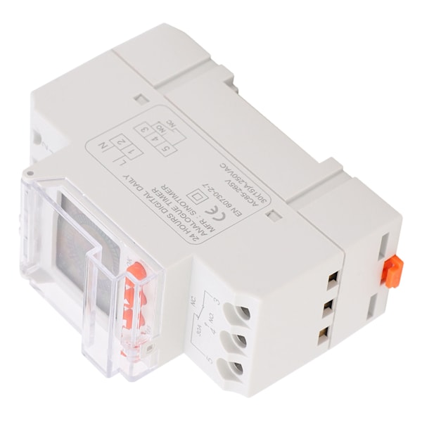 Digital Timer Switch Tidsstyring Programmerbar LCD TM929BK 85‑265V 30A