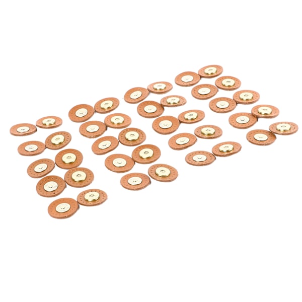 20 set läder magnetiska tryckknappar flersidiga magnetiska väska fästelement spänne för sömnad DIY hantverk plånböcker väskor kläder Claybank