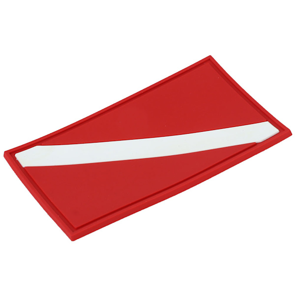 Utomhus PVC Scuba Diving Flagga Patch Dykare Down Backpack Badge Ersättningstillbehör