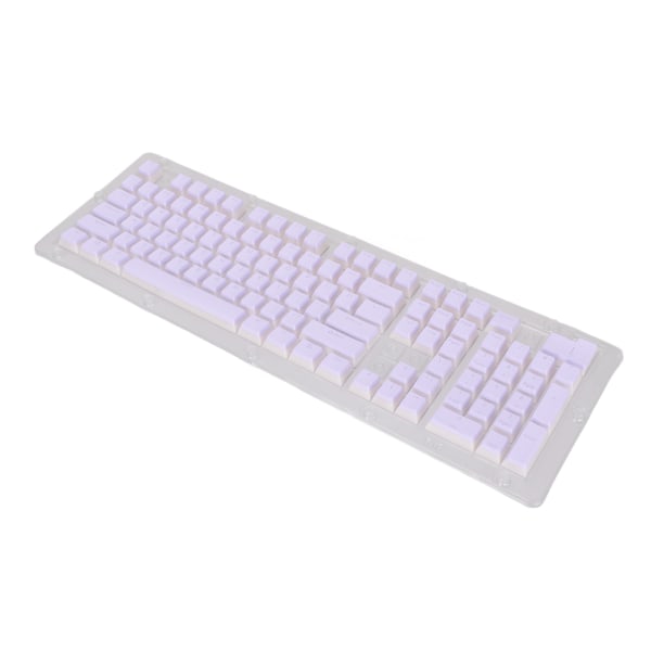 PBT Keycaps High Low Layout Double Layer 2 Color 108 Keys Mekaniske tastaturer for 61 87 104 108 Keyboard Lilla