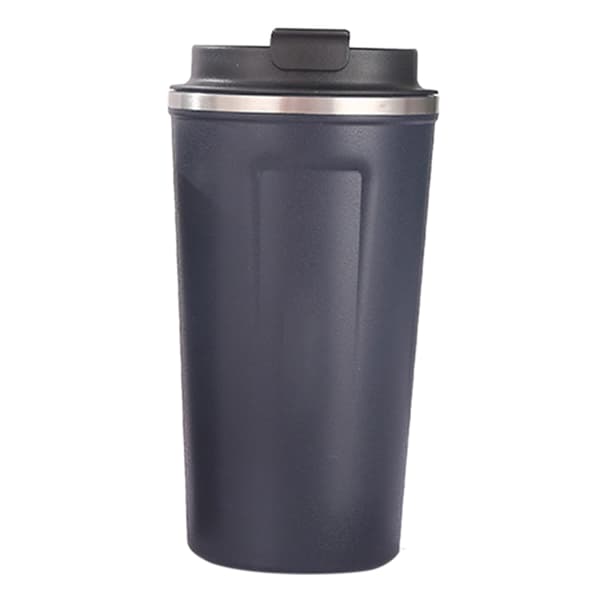Isolerad kopp 304 rostfritt stål foder säkerhetslås stor kapacitet bärbar isolerad kaffemugg med lock för kontor blå 510ml