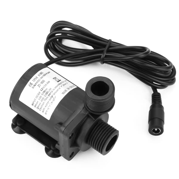 Mini DC børsteløs støysvak boost vannpumpe 12V -40℃~100℃